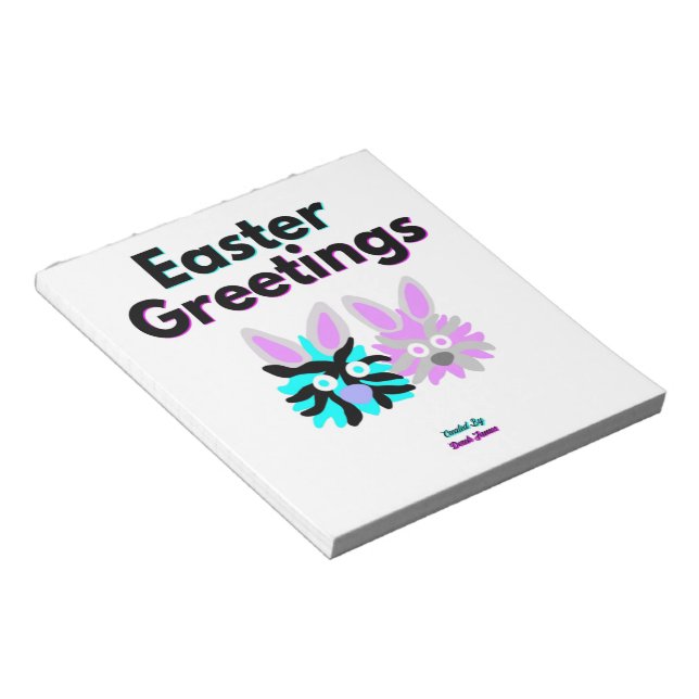 Bunny Fuzzies Notepad Notizblock (angewinkelt)