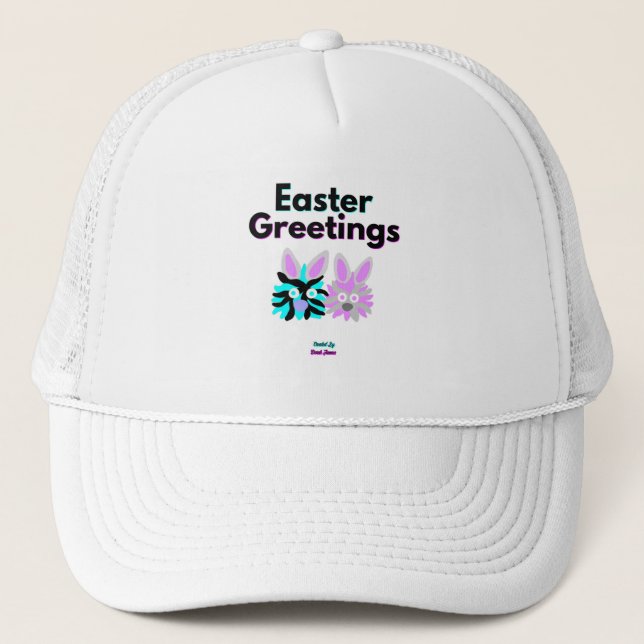 Bunny Fuzzies Trucker Hat Truckerkappe (Vorderseite)