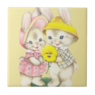 Bunny Girl+Boy Fliese