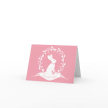 Bunny Girls Baby Dusche Vielen Dank Hinweis