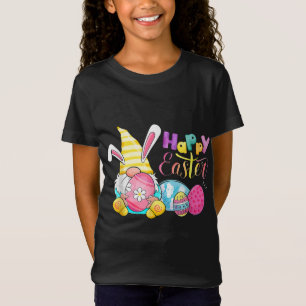 Bunny Gnome Rabbit Eggs Jagd glückliche Osterfeier T-Shirt