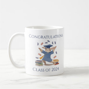 Bunny Graduation Cadeau Mug mignonne