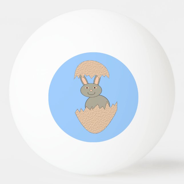 Bunny Hatching von Egg Weird Ping Pong Ball Tischtennisball (Vorderseite)