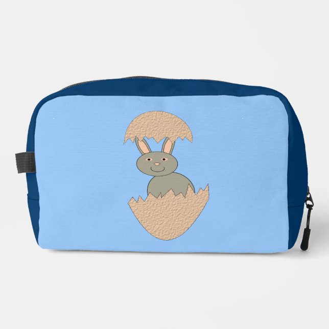 Bunny Hatching von Egg Weird Waschbeutel (Vorderseite)