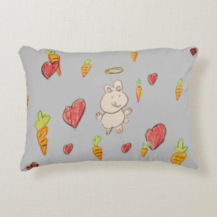 BUNNY HEAVEN - Kissen (gebürstetes Polyester)