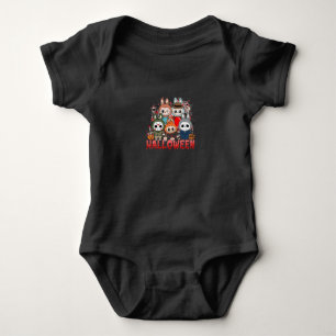 Bunny Horror Halloween Baby Strampler
