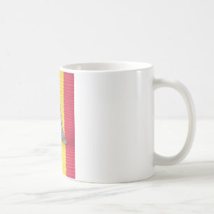 Bunny in Rasta Colors: Eine Touch Groovy Art Print Kaffeetasse