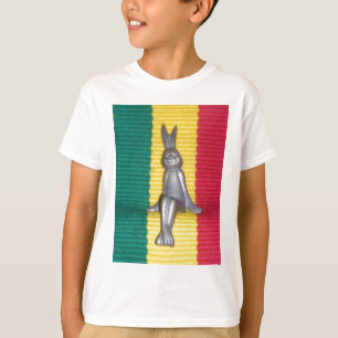 Bunny in Rasta Colors: Eine Touch Groovy Art Print T-Shirt