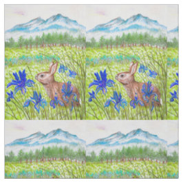 Bunny Iris Fields Stoff
