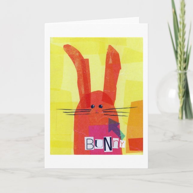 Bunny Karte (Vorderseite)