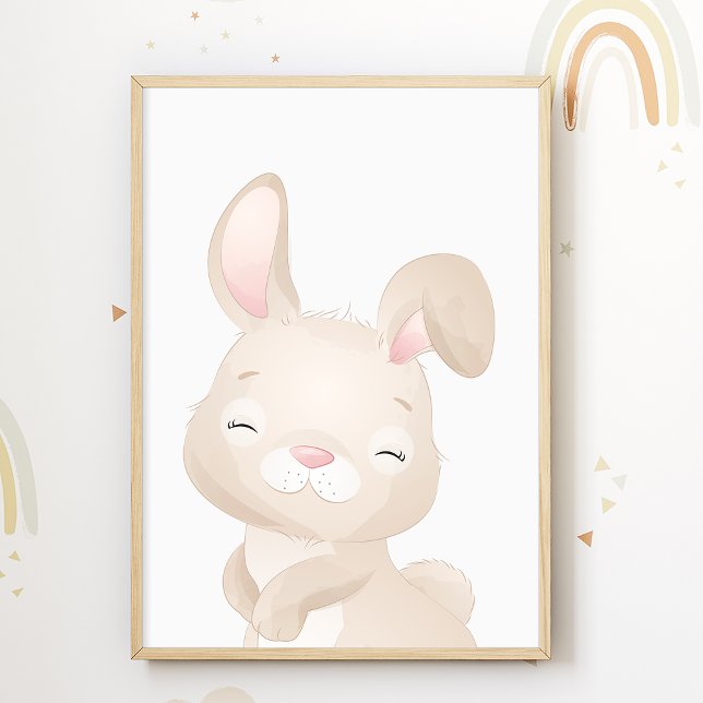 Bunny Kinderzimmer Poster Foster Animal Kids (Von Creator hochgeladen)