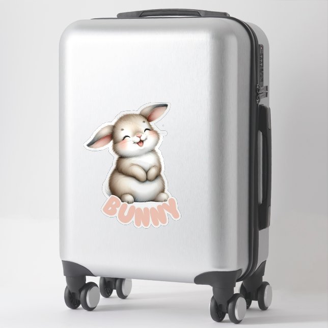 BUNNY - KINDERZIMMER STICKER (Koffer)