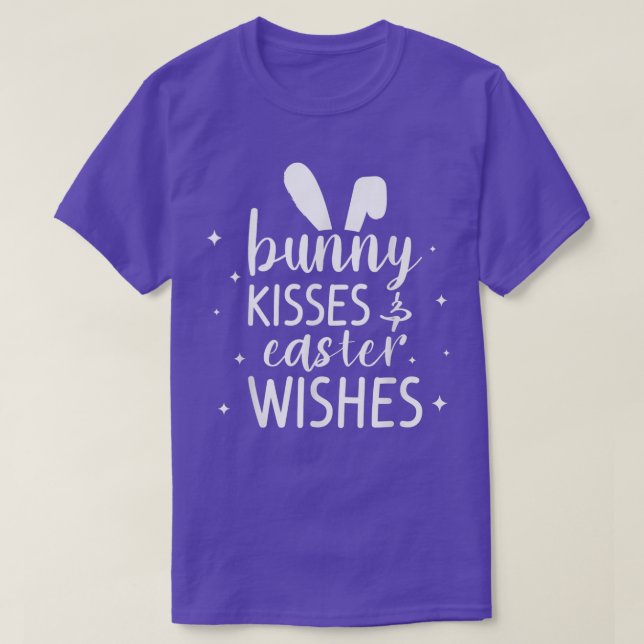 Bunny Kisses & Easter Wishes Christian Bible For A T-Shirt (Design vorne)