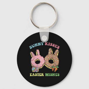 Bunny Kisses Oaster wünscht Bunny Donut Egg Jagen Schlüsselanhänger
