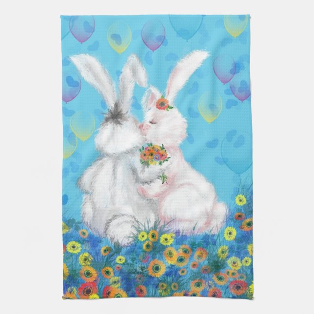 Bunny Kitetücher Geschirrtuch (Vertikal)