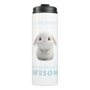 Bunny konzentrierte Phantastische Niedlich Adorabl Thermosbecher