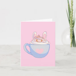Bunny Latte mit Cinnamon Karte