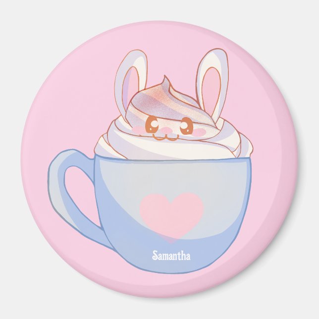 Bunny Latte mit Cinnamon Magnet (Vorne)