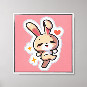 Bunny Leinwanddruck