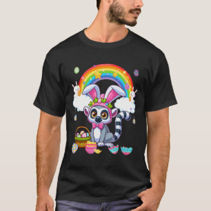 Bunny Lemur Osterfest Jagd Eier Basket Frische Pas T-Shirt