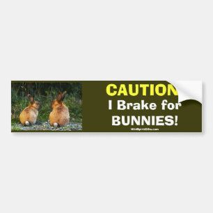 BUNNY LIEBE Wild Rabbit Collection Autoaufkleber
