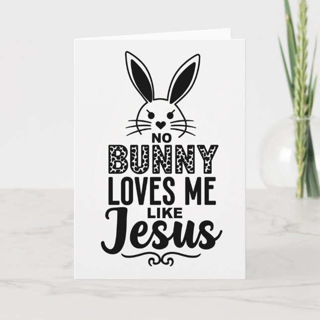 Bunny Love Creative Art Card Karte (Vorderseite)