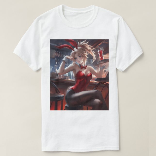 Bunny Mädchen Mordred 122 T-Shirt (Design vorne)