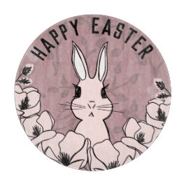 Bunny Magnolia Blume Ostern Schneidebrett