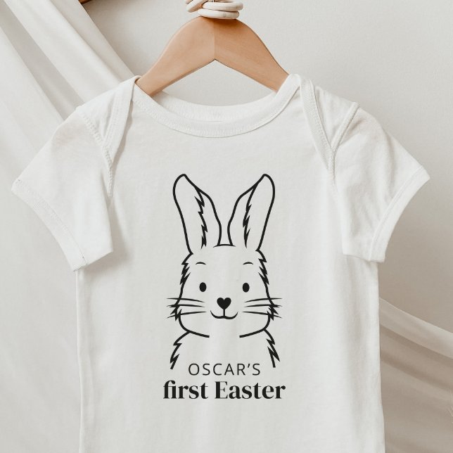 Bunny mein erster Ostername Baby Bodysuit Baby Strampler (Von Creator hochgeladen)