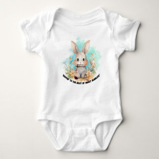 BUNNY MIT BOBA TEE, QUOTE BABY STRAMPLER