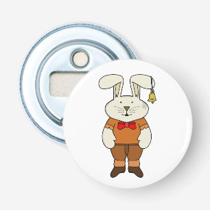 Bunny mit einer Glocke im Ohr Flaschenöffner