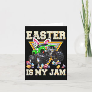 Bunny Monster Truck Oster ist mein Jam Day Boys To Karte