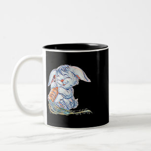 Bunny Motif Rabbit 1 Zweifarbige Tasse