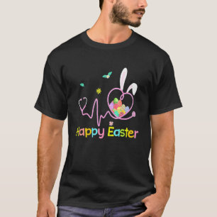 Bunny Nurse Stethoscope Happy Oaster Eggs Rabbit N T-Shirt