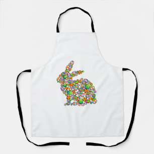 Bunny Oaster Egg Jagen Niedlicher Kaninchenfrühlin Schürze