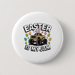 Bunny Oaster ist mein Jam Truck Ostereier Kinder J Button