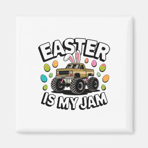 Bunny Oaster ist mein Jam Truck Ostereier Kinder J Magnet