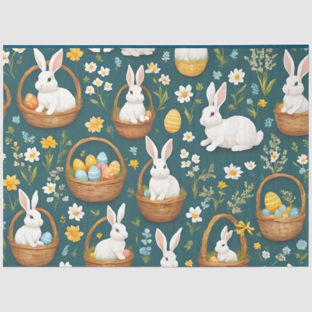 Bunny Oaster Moderne Sammlung Seidenpapier (Vorderseite)