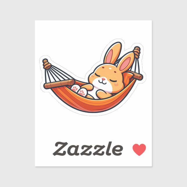BUNNY. #Part2 / Sticker (bunny sleep) #9 (Blatt)