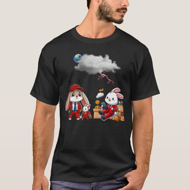 BUNNY. #Part2 / T-shirt (funny bunny) #2 (Vorderseite)