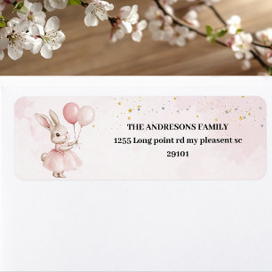 Bunny Pastel Pink Geburtstag