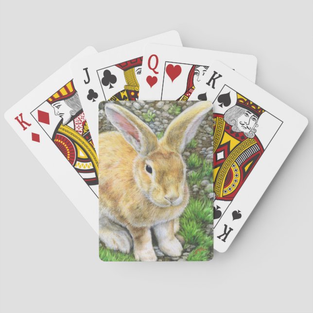 Bunny Pastel Spielkarten (Rückseite)