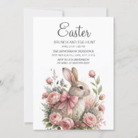 Bunny Pink Bow Osterfeige Eistour Jagd