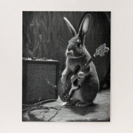 Bunny Playing a Gitarre