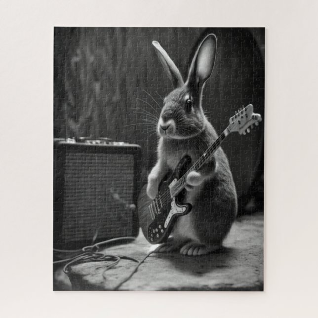 Bunny Playing a Gitarre (Vertikal)