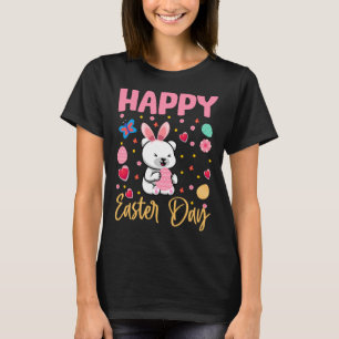 Bunny Polar Bären farbenfrohe Eier Jagen Happy Eas T-Shirt