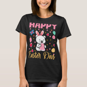 Bunny Polar Bären farbenfrohe Eier Jagen Happy Eas T-Shirt