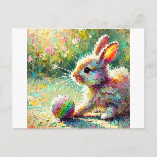 Bunny Postkarte (Vorderseite)