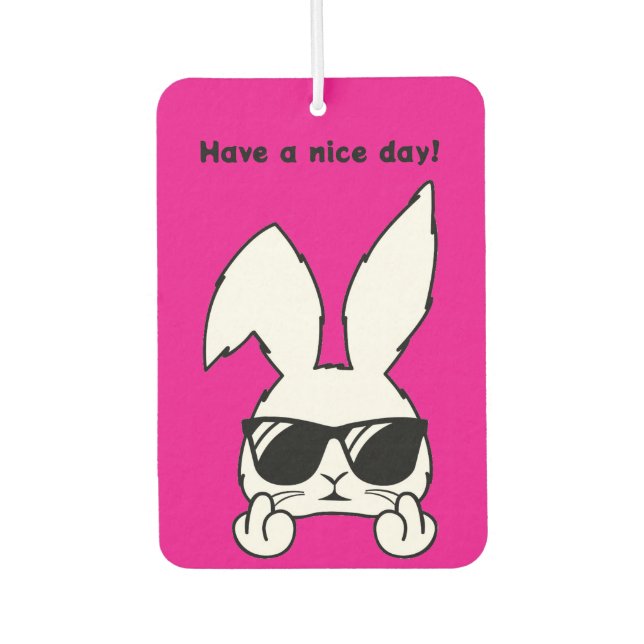 Bunny Rabbit Autolufterfrischer (Vorderseite)
