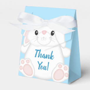 Bunny Rabbit Baby Dusche Blau Geschenkschachtel